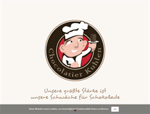 Tablet Screenshot of chocolatier-kuhlen.de